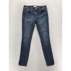 Buckle BKE Payton Mid Rise Skinny Jeans Womens 27 Blue Stretch Denim Grunge Y2K
